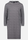 Sweatkleid mit Kragen / Vorderseite