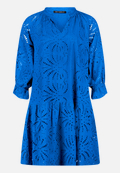 Stufenkleid mit 3/4 Arm / Vorderseite
