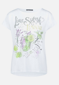 Basic Shirt mit U-Boot-Ausschnitt / Vorderseite