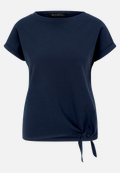 Halbarm-Shirt mit Schleifenknoten / Vorderseite