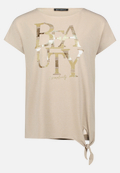 Halbarm-Shirt mit Schleifenknoten / Vorderseite