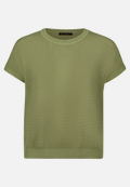 Lochstrick-Pullover ohne Arm / Vorderseite