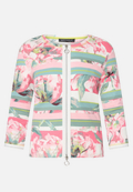 Shirtjacke mit Rippenstruktur / Vorderseite