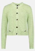 Strick-Cardigan mit aufgesetzten Taschen / Vorderseite