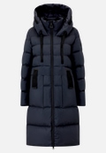 Daunen-Steppjacke mit Kapuze / Vorderseite