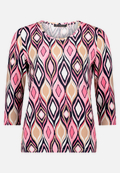 Basic Shirt mit Print / Vorderseite