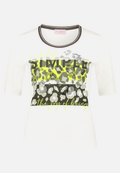 Basic Shirt mit Rippenstruktur / Vorderseite