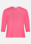 Casual-Shirt mit Rippenstruktur / Vorderseite