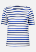 Ringelshirt mit U-Boot-Ausschnitt / Vorderseite