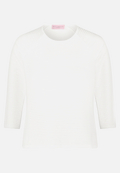 Casual-Shirt mit Rippenstruktur / Vorderseite