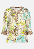Schlupfbluse mit Blumenprint / Vorderseite