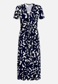 Midikleid mit Raffung / Vorderseite