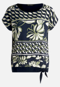 Basic Shirt mit Schleifenknoten / Vorderseite