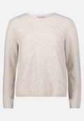 Feinstrickpullover mit Applikation / Vorderseite