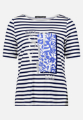 Ringelshirt mit Placement / Vorderseite