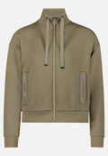 Shirtjacke mit Rippenstruktur / Vorderseite