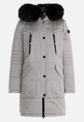 Steppjacke mit Kapuze / Vorderseite