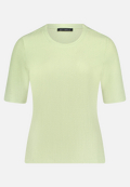 Strukturshirt mit Rundhalsausschnitt / Vorderseite