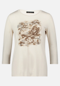 Basic Shirt mit Placement / Vorderseite