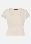 Lochstrick-Pullover ohne Arm / Vorderseite
