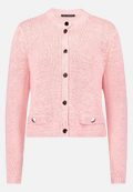 Strick-Cardigan mit aufgesetzten Taschen / Vorderseite