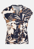 Print-T-Shirt mit Pailletten / Vorderseite