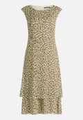 Chiffonkleid mit Bindegürtel / Vorderseite