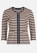 Shirtjacke mit Rippenstruktur / Vorderseite