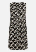Midikleid  mit grafischem Muster  / Vorderseite