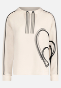 Sweatshirt mit Stehkragen / Vorderseite