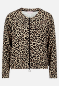Shirtjacke mit Rippenstruktur / Vorderseite
