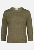 Strickpullover mit 3/4 Arm / Vorderseite