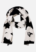 Basic-Schal mit Jacquard / Vorderseite
