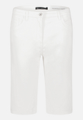 Jeans-Shorts mit aufgesetzten Taschen / Vorderseite