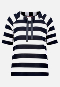 Sweatshirt mit Rippenstruktur / Vorderseite