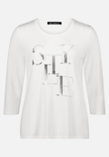 Basic Shirt mit Placement / Vorderseite