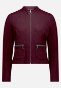 Blazer-Jacke  mit Reißverschluss / Vorderseite