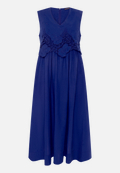 Midikleid mit V-Ausschnitt / Vorderseite