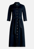 Hemdblusenkleid mit Knopfleiste / Vorderseite