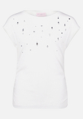 Casual-Shirt mit Rippenstruktur / Vorderseite