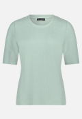 Strukturshirt mit Rundhalsausschnitt / Vorderseite