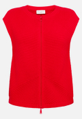 Grobstrickjacke ohne Arm / Vorderseite