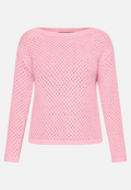 Lochstrick-Pullover langarm / Vorderseite