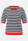 Basic-Pullover mit Streifen / Vorderseite