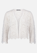 Sommer-Strickjacke mit 3/4 Arm / Vorderseite