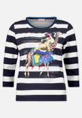 Basic Shirt mit Aufdruck / Vorderseite