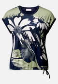 Print-Shirt  mit Tunnelzug  / Vorderseite
