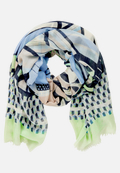 Basic-Schal mit Print / Vorderseite