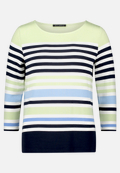 Basic Shirt mit U-Boot-Ausschnitt / Vorderseite