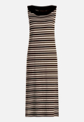 Strickkleid  mit Streifen  / Vorderseite